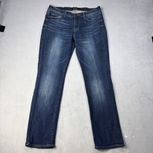 Lucky Brand Brooke Straight Jeans Women's Size 10/30A Blue Denim Mid Rise.